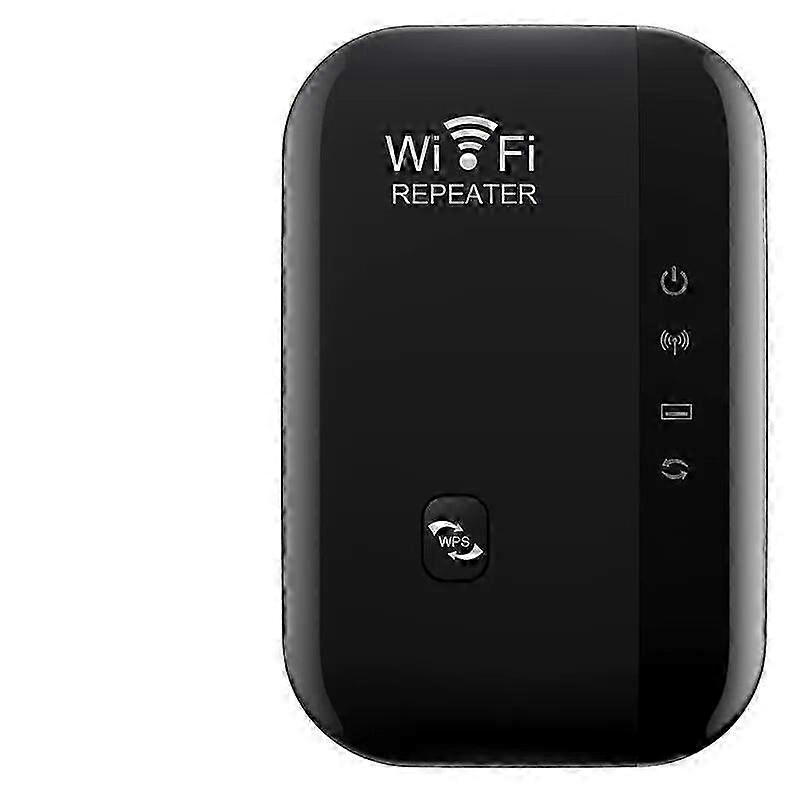 300mbps wifi repeater wifi extender amplifier wifi booster wi fi-signal 802.11n lang rekkevidde trådløs wi-fi repeater tilgangspunkteu plug4 lys svart s