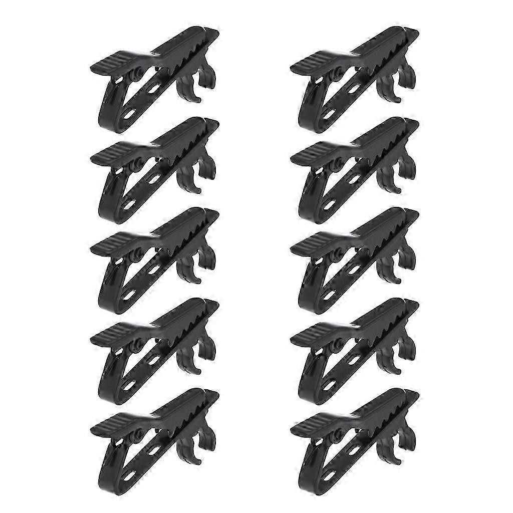 3/5/10Pcs Lavalier Mikrofon Clip Mikrofon Revers Kragen Klemmhalterung Zubehörsatz
