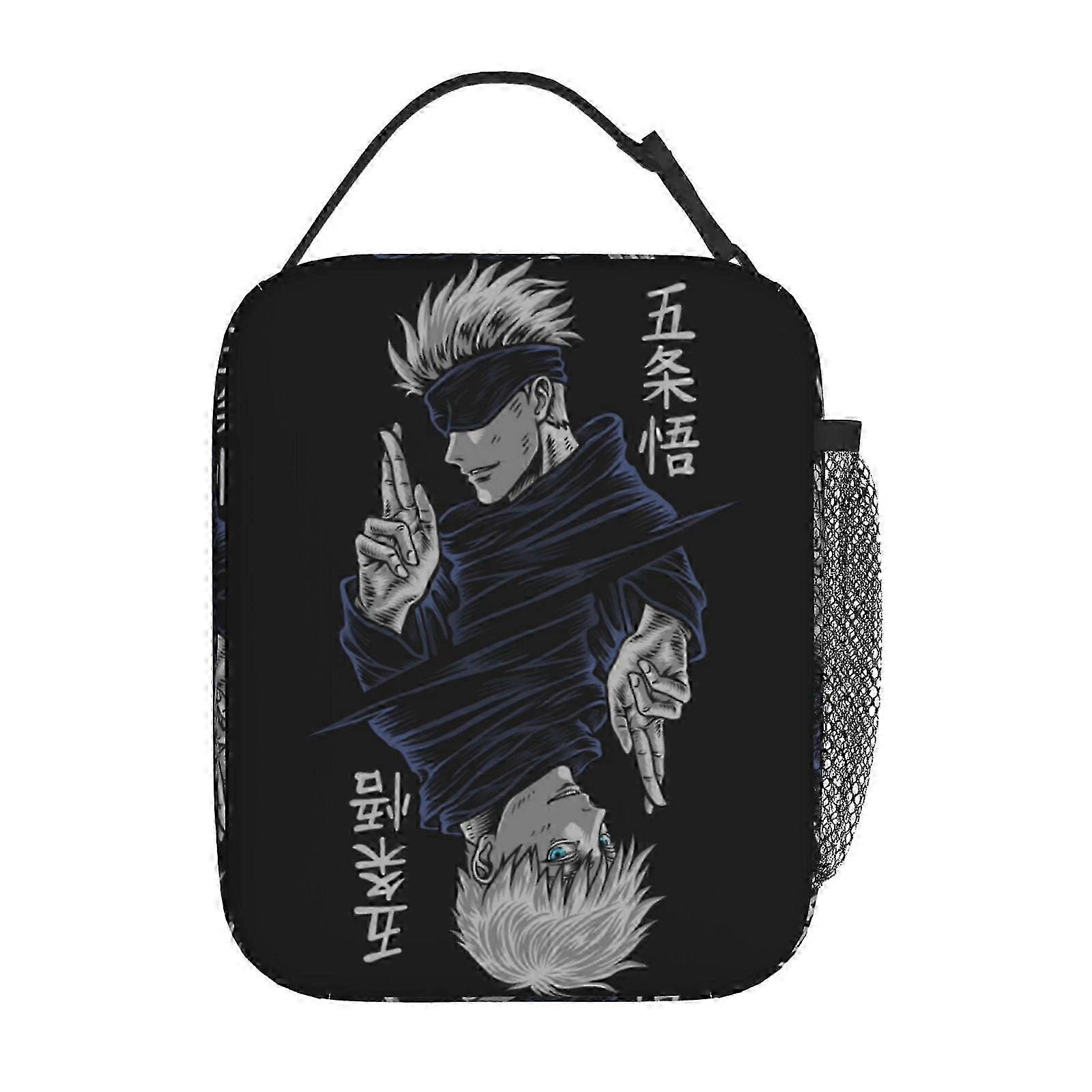 漫画断熱ランチバッグポータブルランチボックストートバッグ大人用オフィスピクニックワークギフト