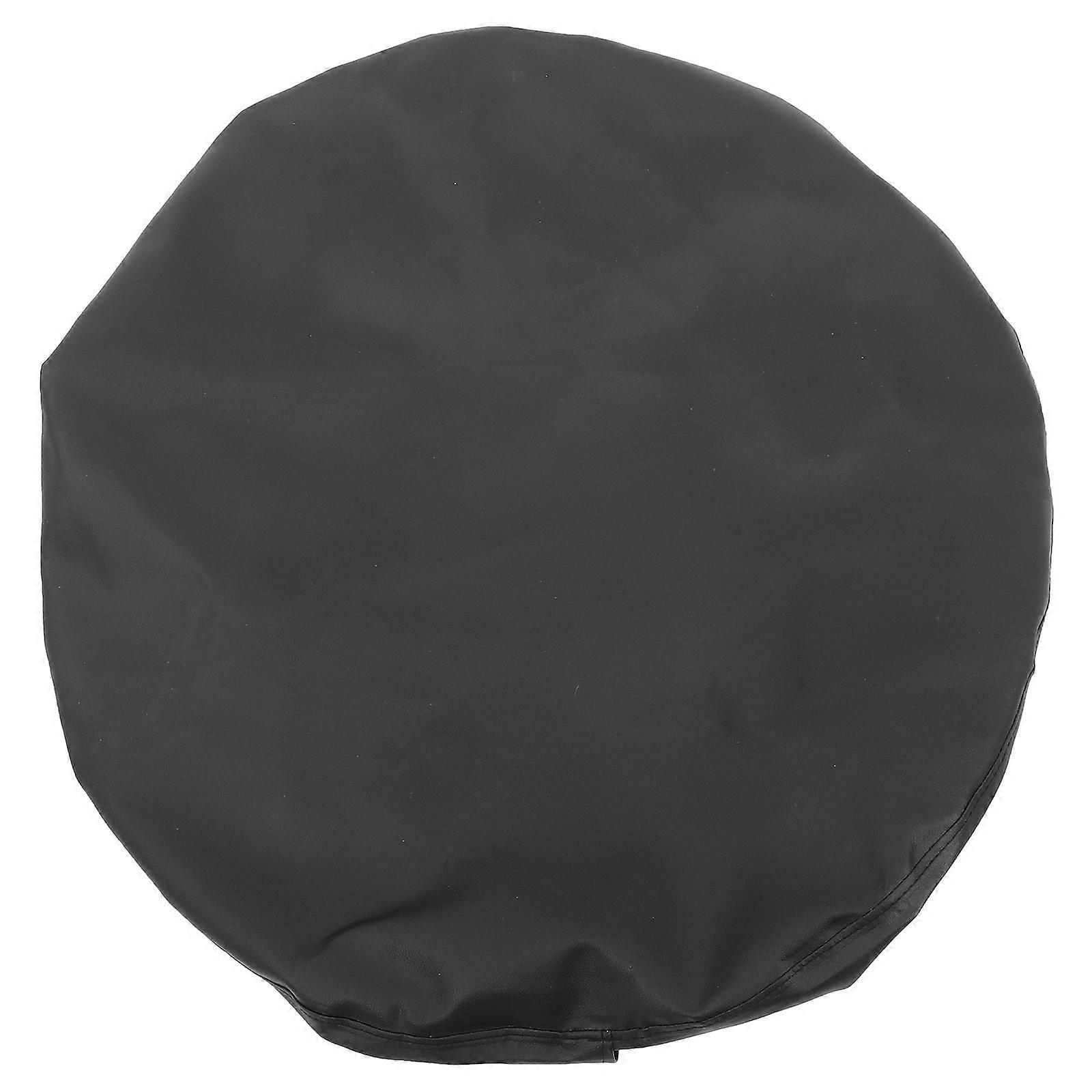 Here's a refined and compelling product description based on your input:
**Durable Black Faux Spare Tire Cover for SUV, RV, and Trailer – Easy to