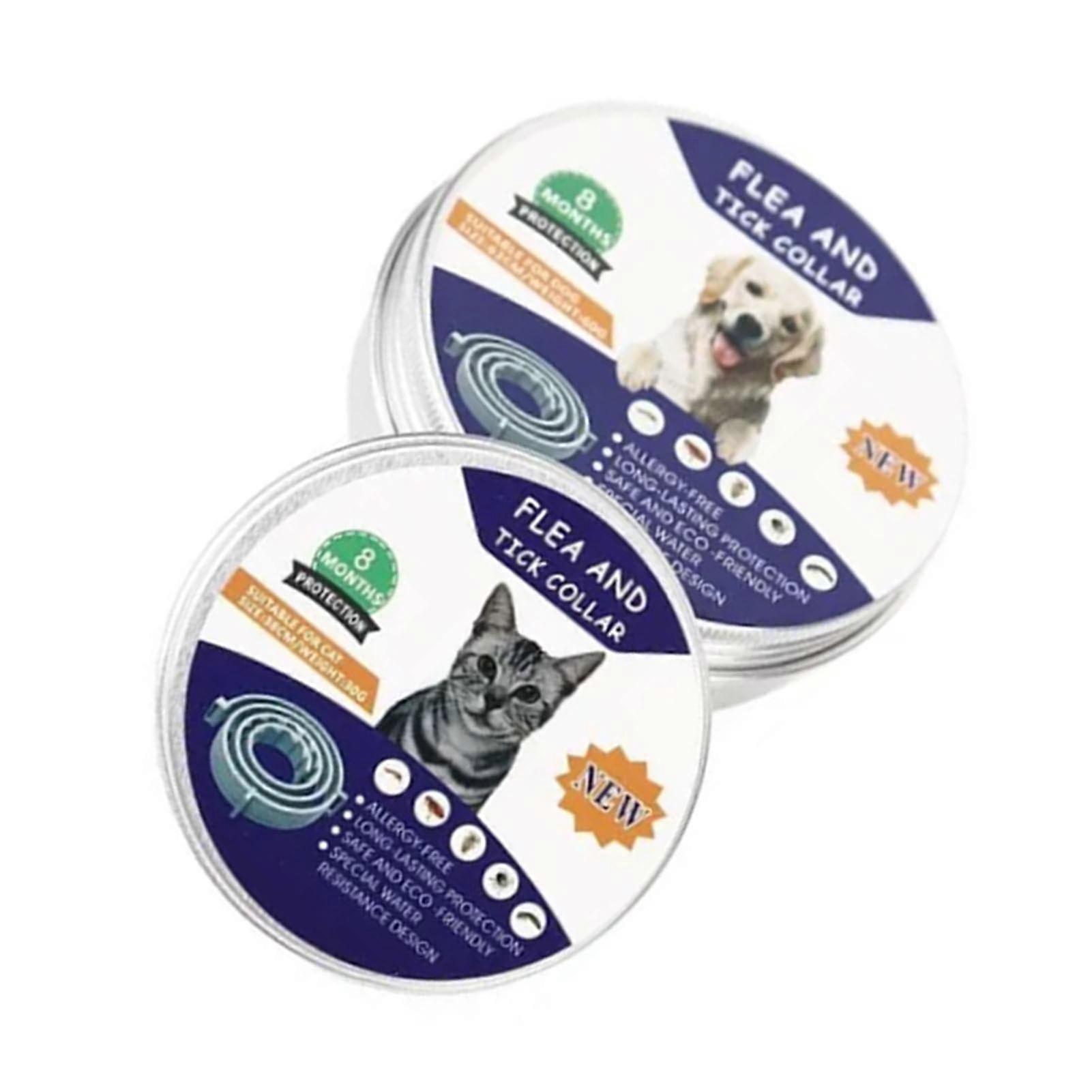 Pet Collar Adjustable Soft Comfortable Safe Waterproof Animal Collar for Pet Supplies White for Cats 39cm / 15.4in