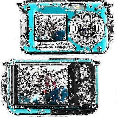 Waterproof Digital Camera Underwater Camera Full Hd 2.7k 48 Mp Video Recorder Selfie Dual Screens 16x Digital Zoom Flashlight Waterproof Camera For Sn