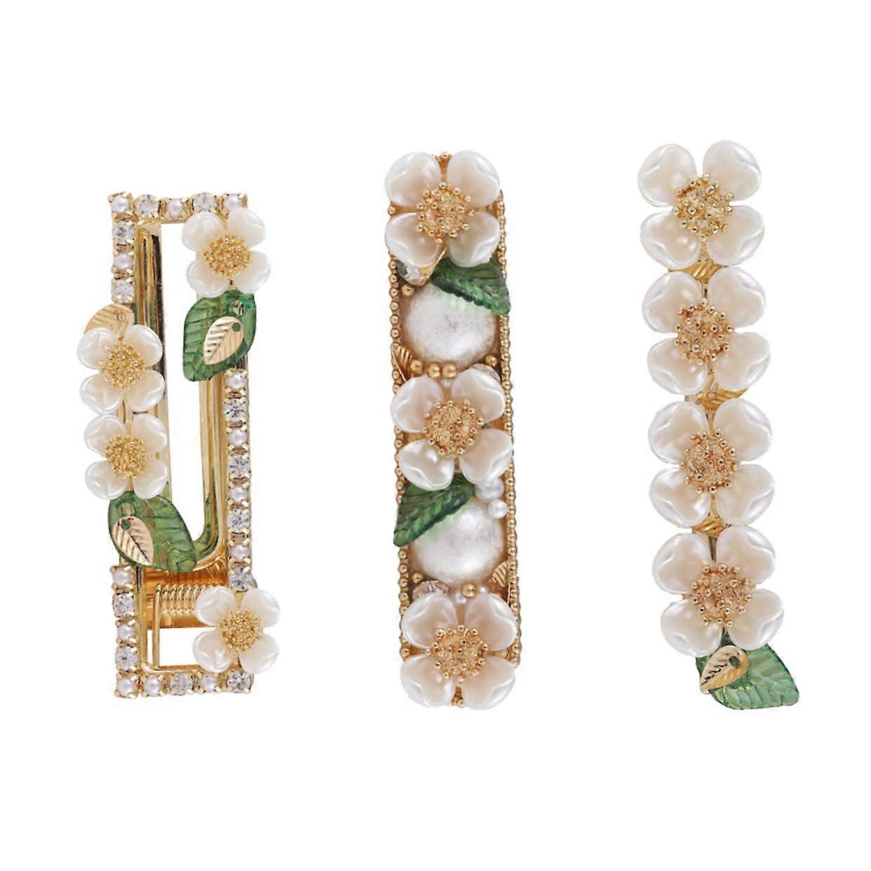 Elegant hair clip for ladies, 3piece set. Unique hairpin set for parties, weddings, work.