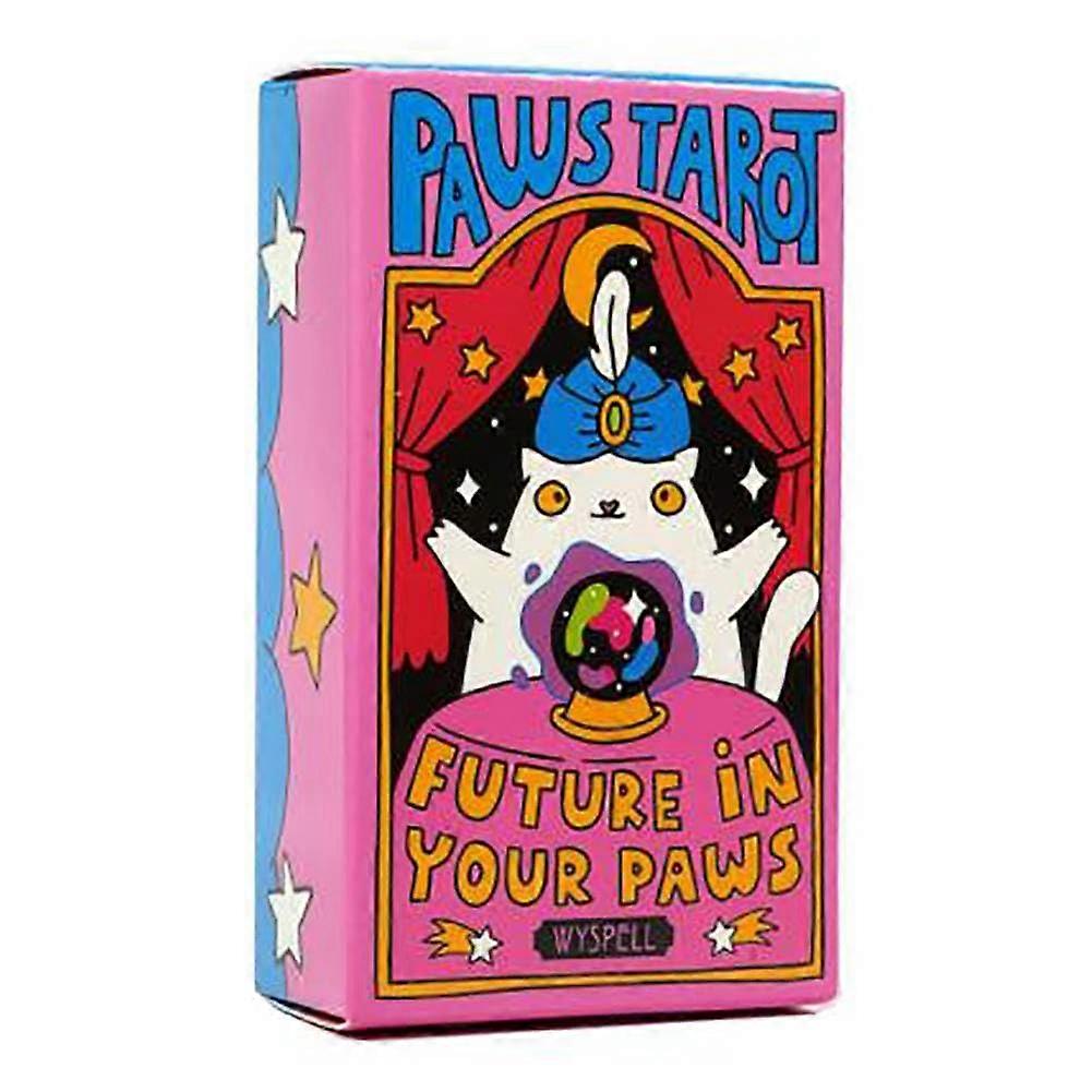 Paws Tarot Future In Your Paws - Tarot Card Game for Pets, Fun Party Game, Pet-Themed Divination Tool