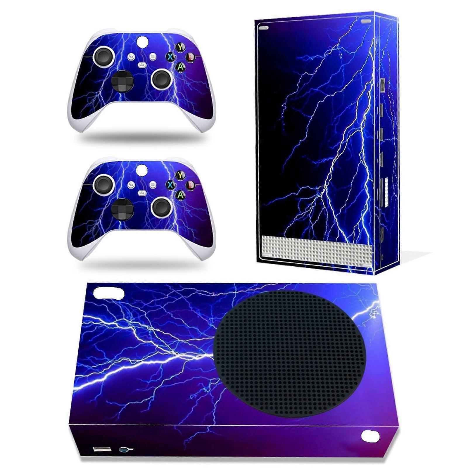 Vinyl Skin Sticker Cover for Xbox Series S Console with 2 Free Wireless Controller Decals, Color 2, Protective Wrap