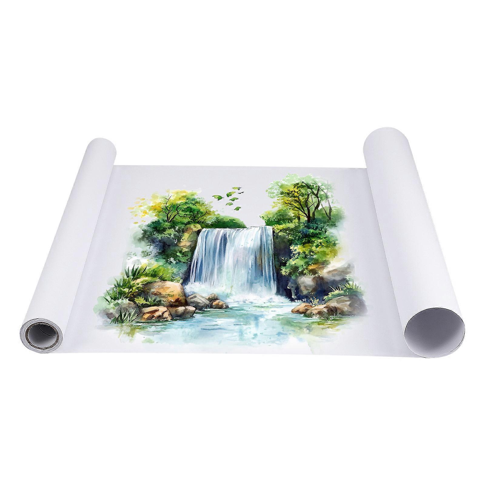 White Recycled Drawing Paper Roll for Sketching, Pencils, Ink, Crayons, Pastels, and Watercolor Art