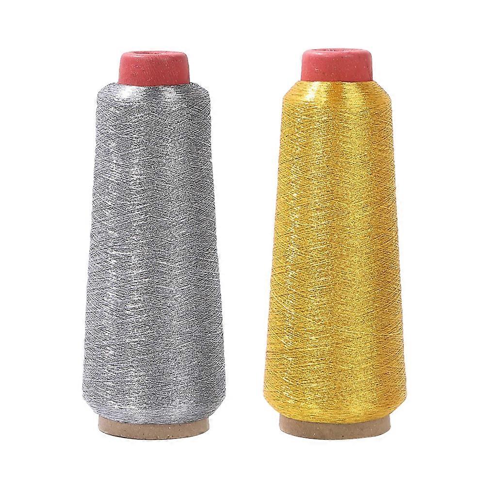 Machine Embroidery Supplies Silver Weaving Threads Tassels Kids String Art Thread Set 1Set