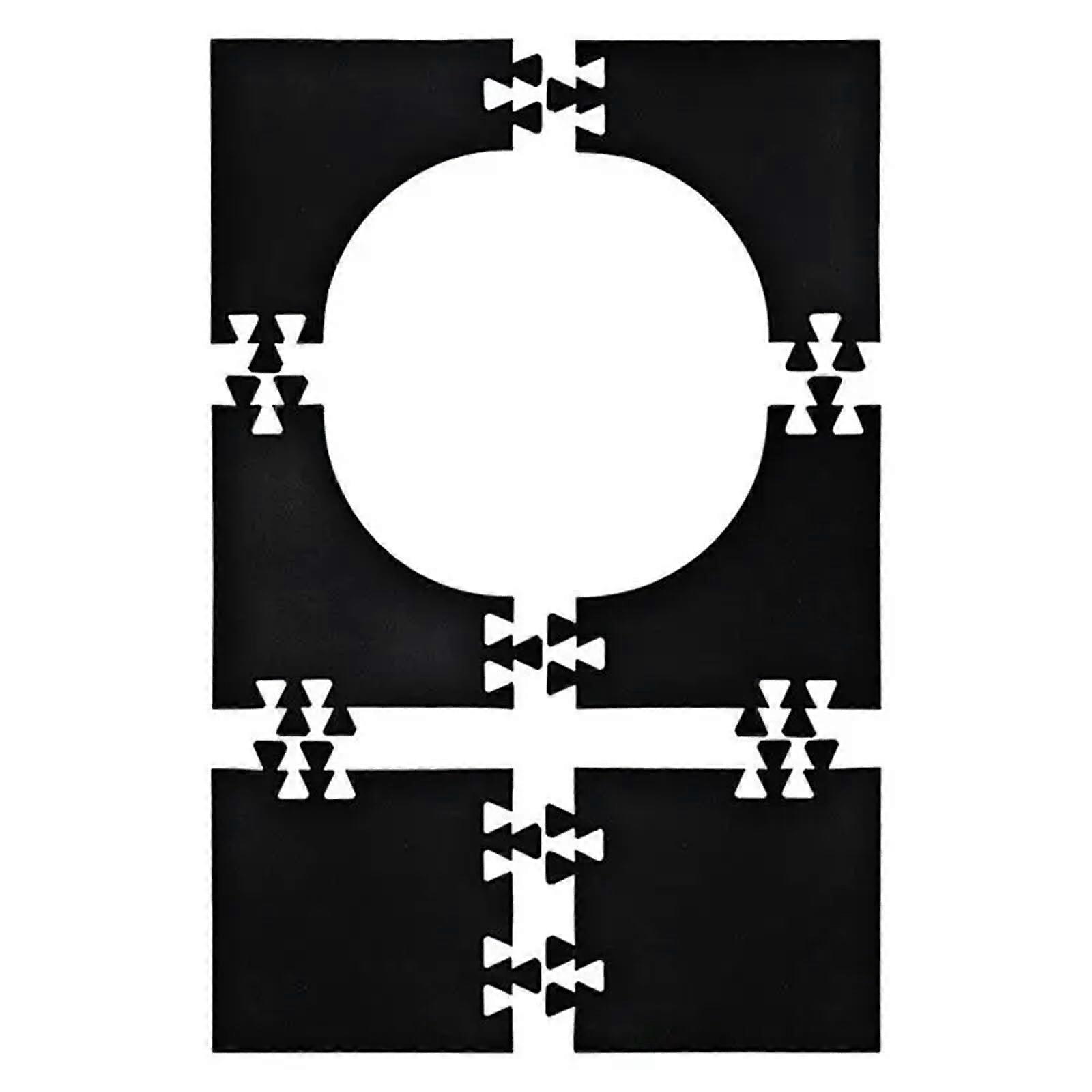 Dartboard Wall Protector Backboard Surround 27x40 Inches Black