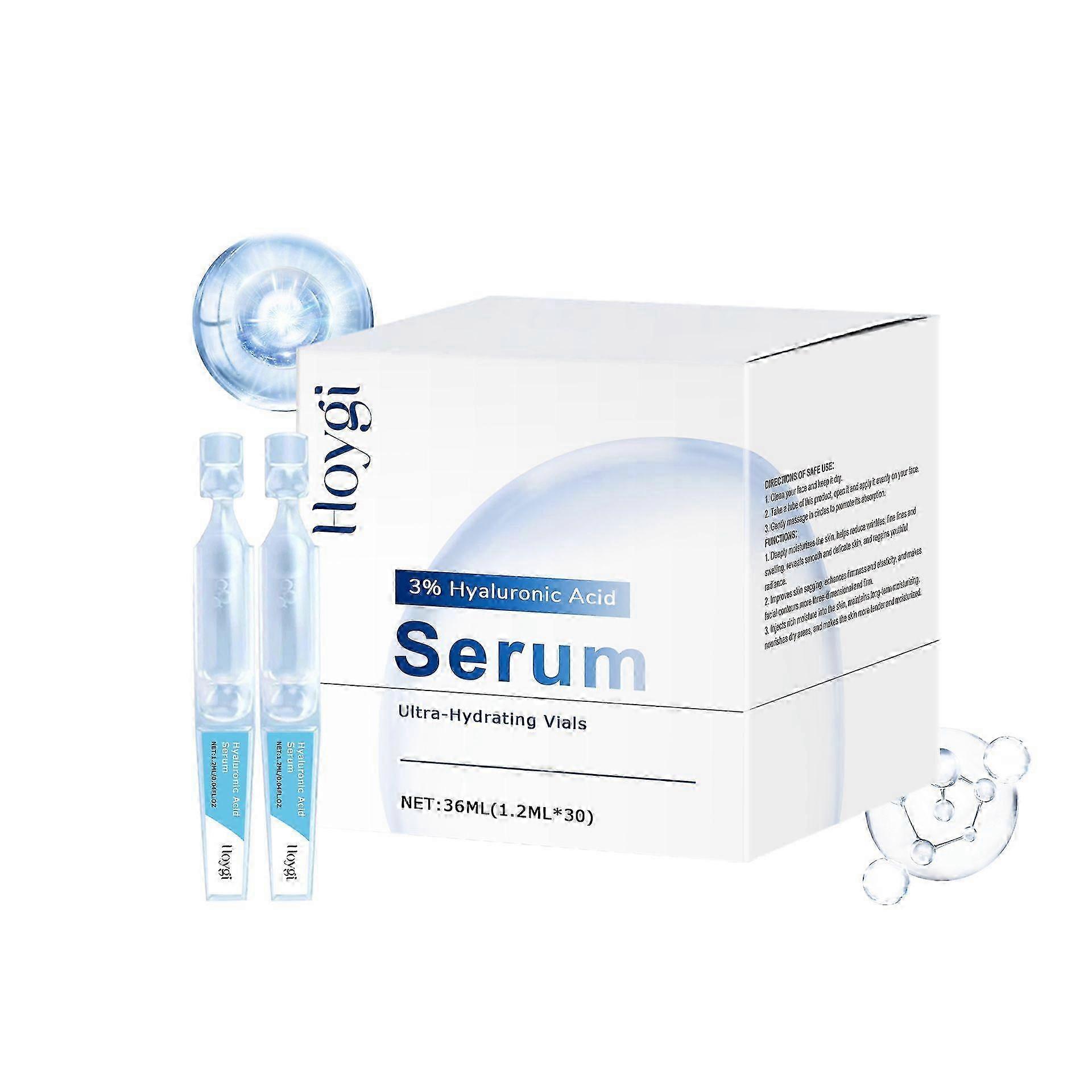 Hyaluronic Acid Serum for Face, Anti-Aging and Hydrating Face Serum,Firming and anti-wrinkle serum, deeply nourishes and increases skin elasticity