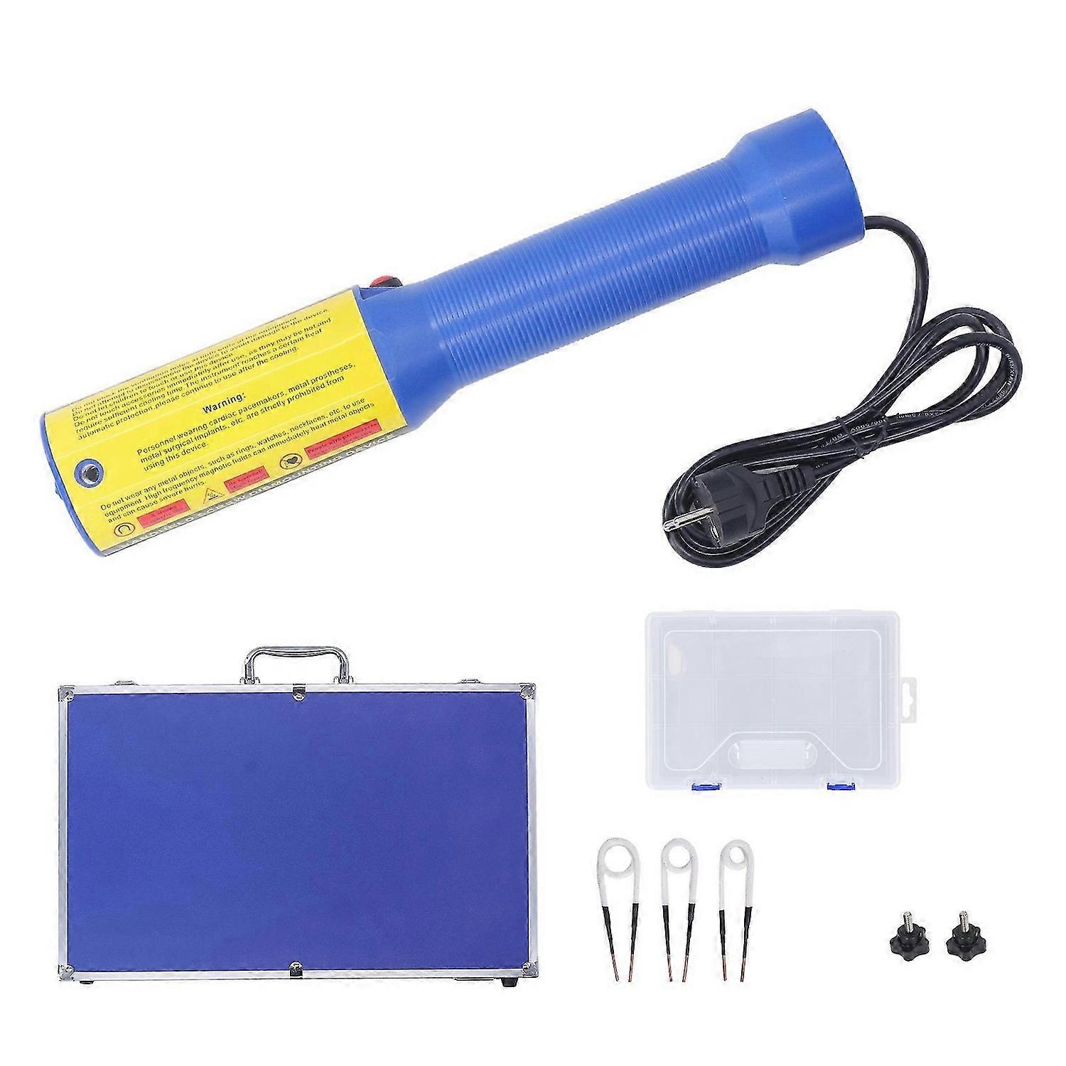 Electromagnetic Induction Heater 1500W Handheld Rust Screw Nut Heating Removal Tool with 20mm 25mm 30mm Coils EU Plug 220V 8A