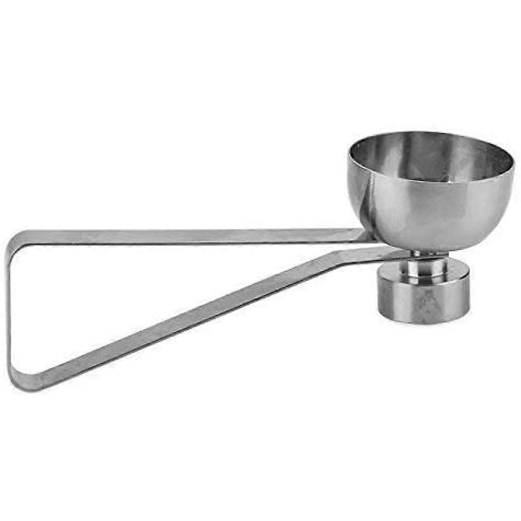 Egg opener, egg sticky remover, stainless steel egg cracker opener kitchen gadget for raw or soft boiled eggs