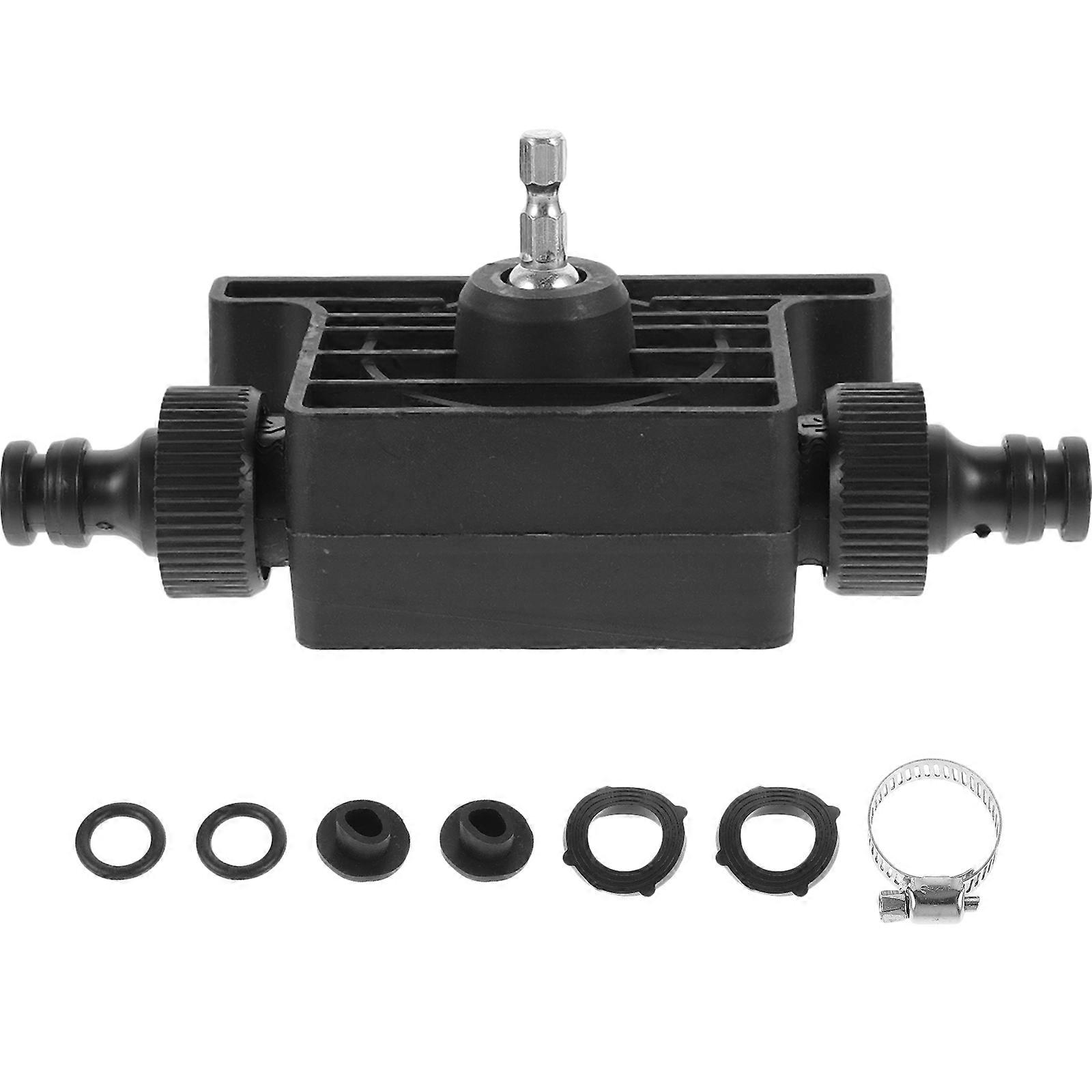 Black Small Household Pump Easy to Install for Home Use with Durable Plastic and Alloy 1 Set