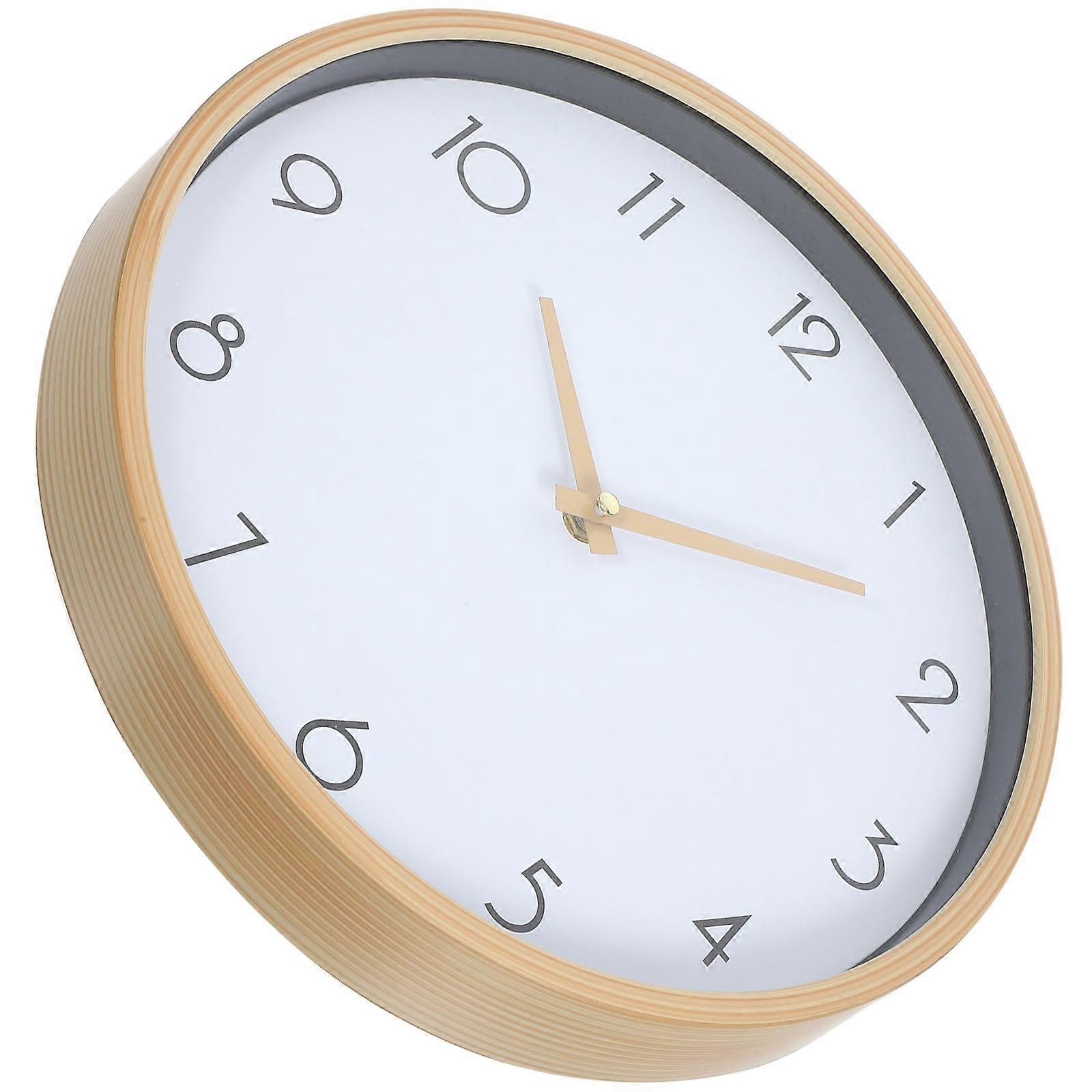 Nordic Wall Clock Precise Time Showing Plastic and Glass Square Shape for Office 1Set