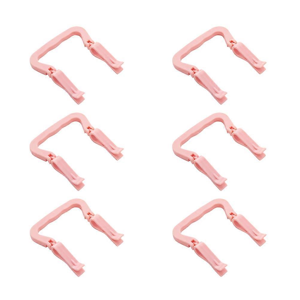 Garbage Bag Clamp Plastic Handheld Bag Clips Bathroom Use Lift/Move Trash Can 6Pcs