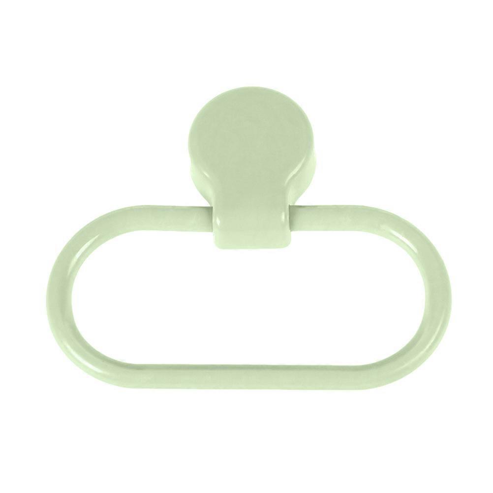 Towel Organizer No Drilling Self-Adhesive Towel Holder for Home Use Green 1Set