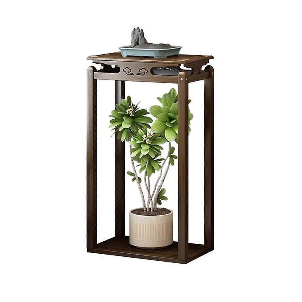 Bonsai Tisch Indoor Home Decor Rack, Bamboo Pflanzenregal fr Wohnzimmer  Balkon, Groes Prsentationsstnder fr Bonsai
