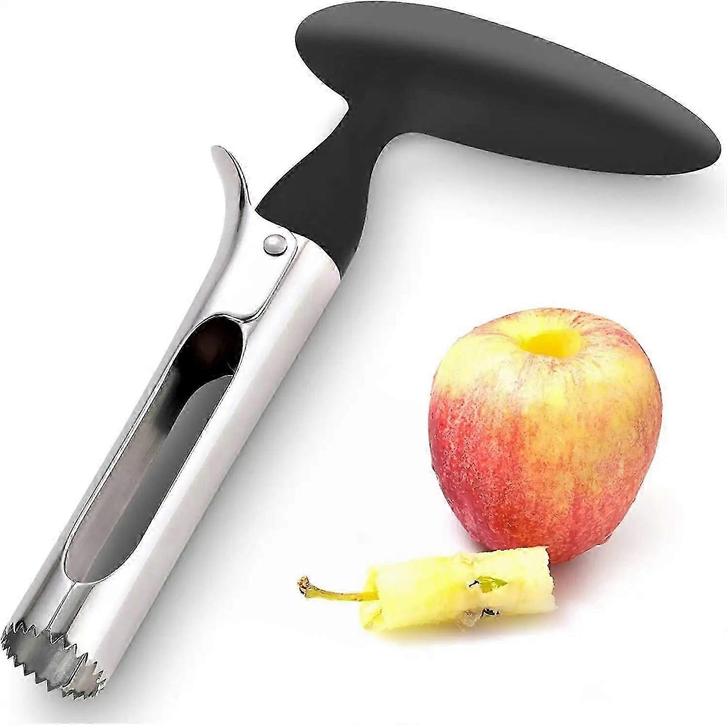 Premium Stainless Steel Apple Corer Tool - Easy to Use Kitchen Gadget for Apple & Pear Core Removal, Durable & Efficient