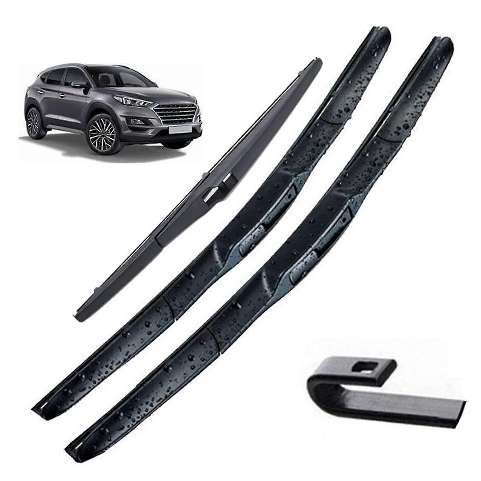 Wiper front and rear windscreen wiper set for Hyundai Tucson TL 2016 windscreen windscreen window brushes 26 inches 16 inches 14 inches
