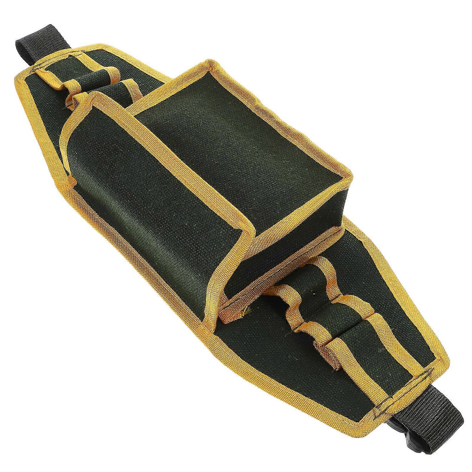 Multi Purpose Tool Roll Bag Multifunctional Tool Bag Large Capacity Maintenance Yellow 1Pcs