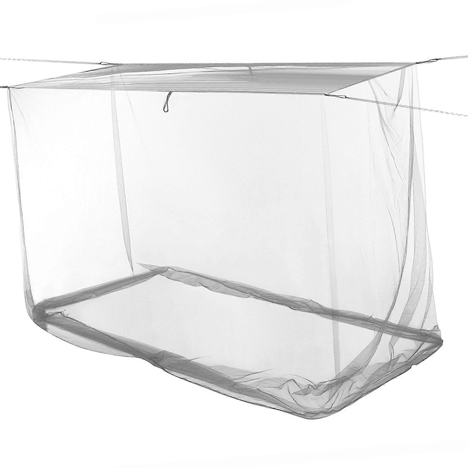 Multipurpose Outdoor Net Tent Easy 3 Second Setups Tear Resistant Polyester for Backpackers  White