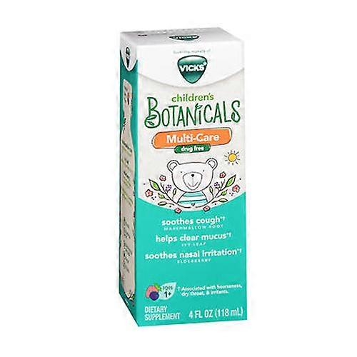 Crest Vicks Children's Botanicals Multi-Care Drug Free Dietary Supplement Liquid ,4 Oz (Pack of 1)