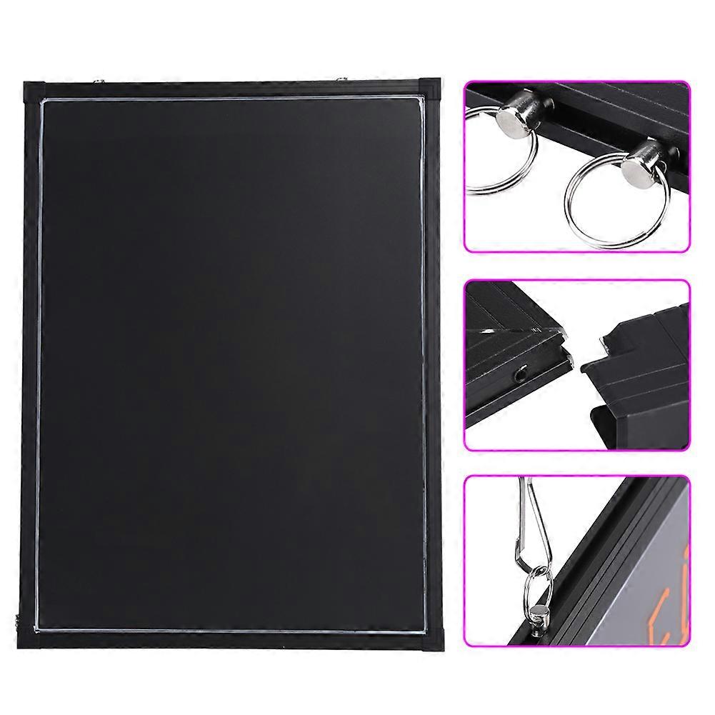 Erasable LED Light Drawing Message Advertizing Sign Writing Board with Highlighter (60x80cm)