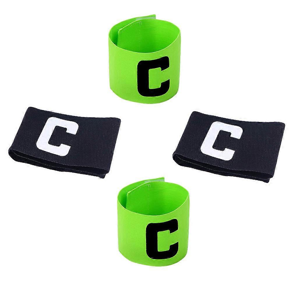 4Pcs Durable Captain Armbands Reusable Football and Basketball Bands