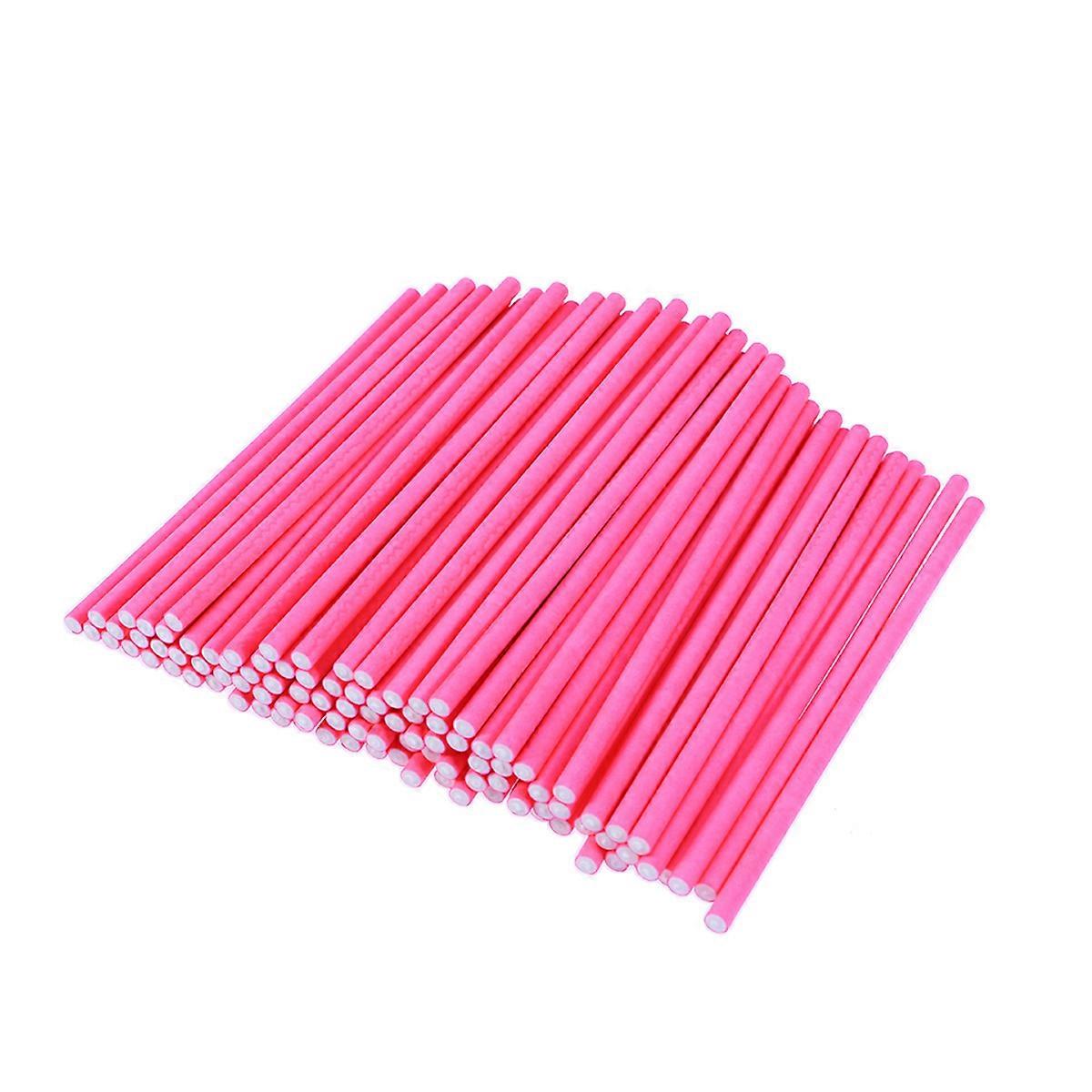 Cake Sticks for Cookie and Cake Pops Craft Enthusiasts Rosy 100Pcs