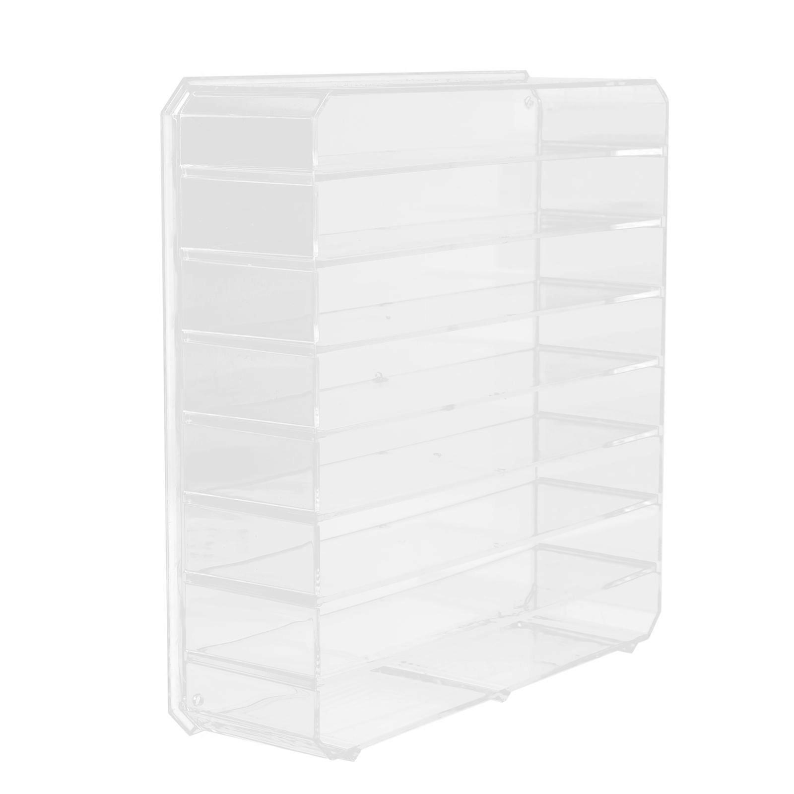 Acrylic Makeup Organizer with Multigrid Design for Kitchen Use Durable and Neat 1 Set