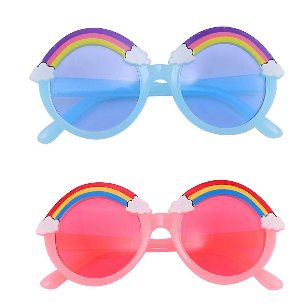 Kids Protective Eyewear Anti- Outdoor Red Color Square Shape Fashion Design 12.5*12*5.3cm 2Set