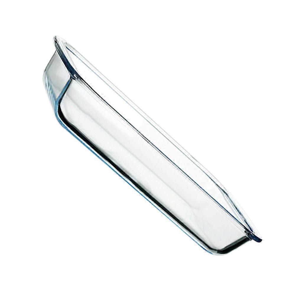 White Glass Baking Dish Practical and for Home Use Microwave Safe 11.8 x 7.9 Inches