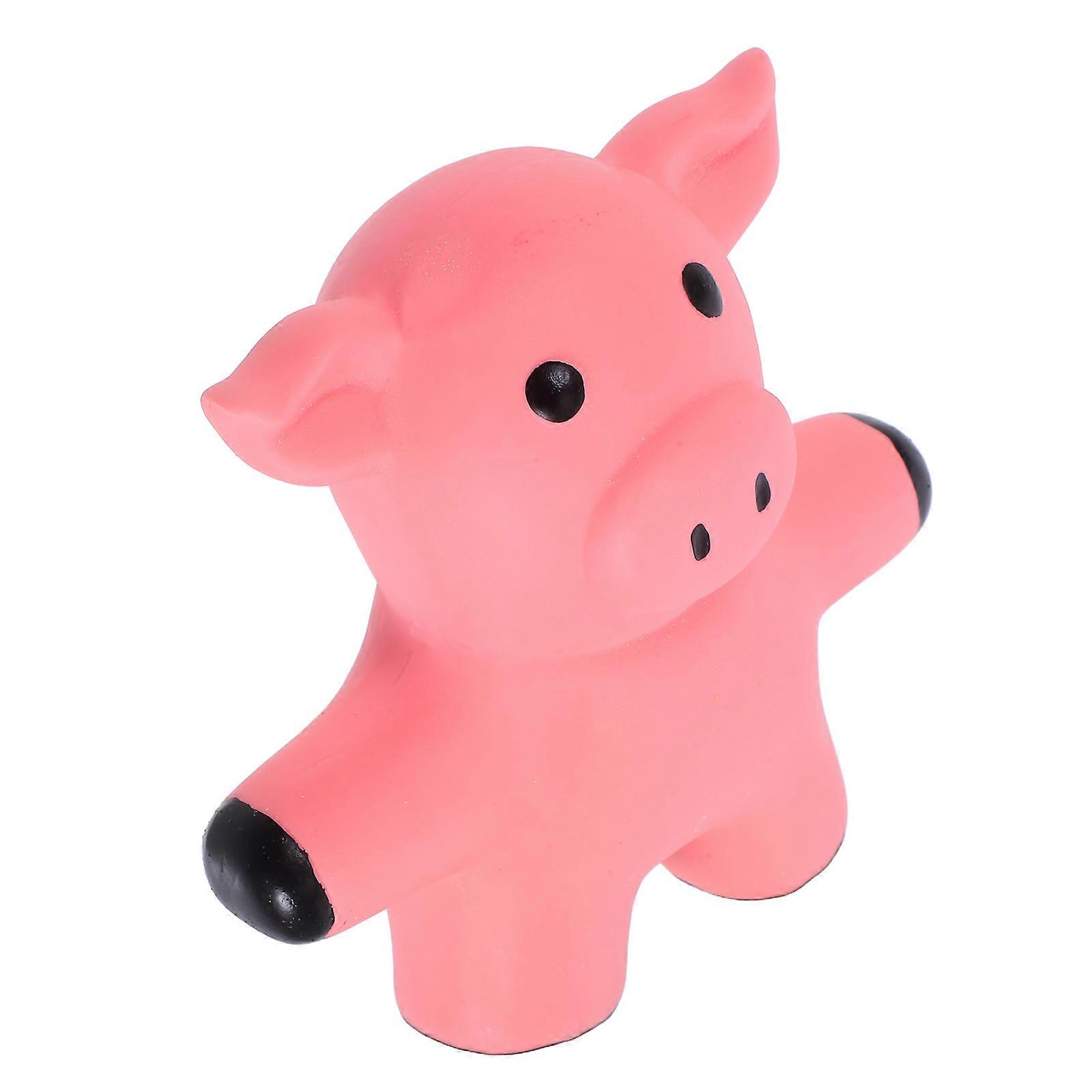Pig Shaped Dog Chew Toy with Squeaker – Durable Molar for Interactive Play, Boredom Relief & Chewing Fun