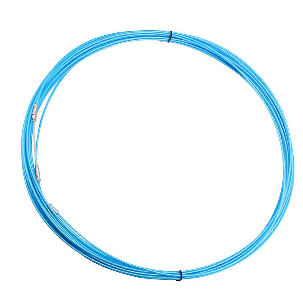 Electrical Threader Metal Lead Wire for Cable Use 10m Blue