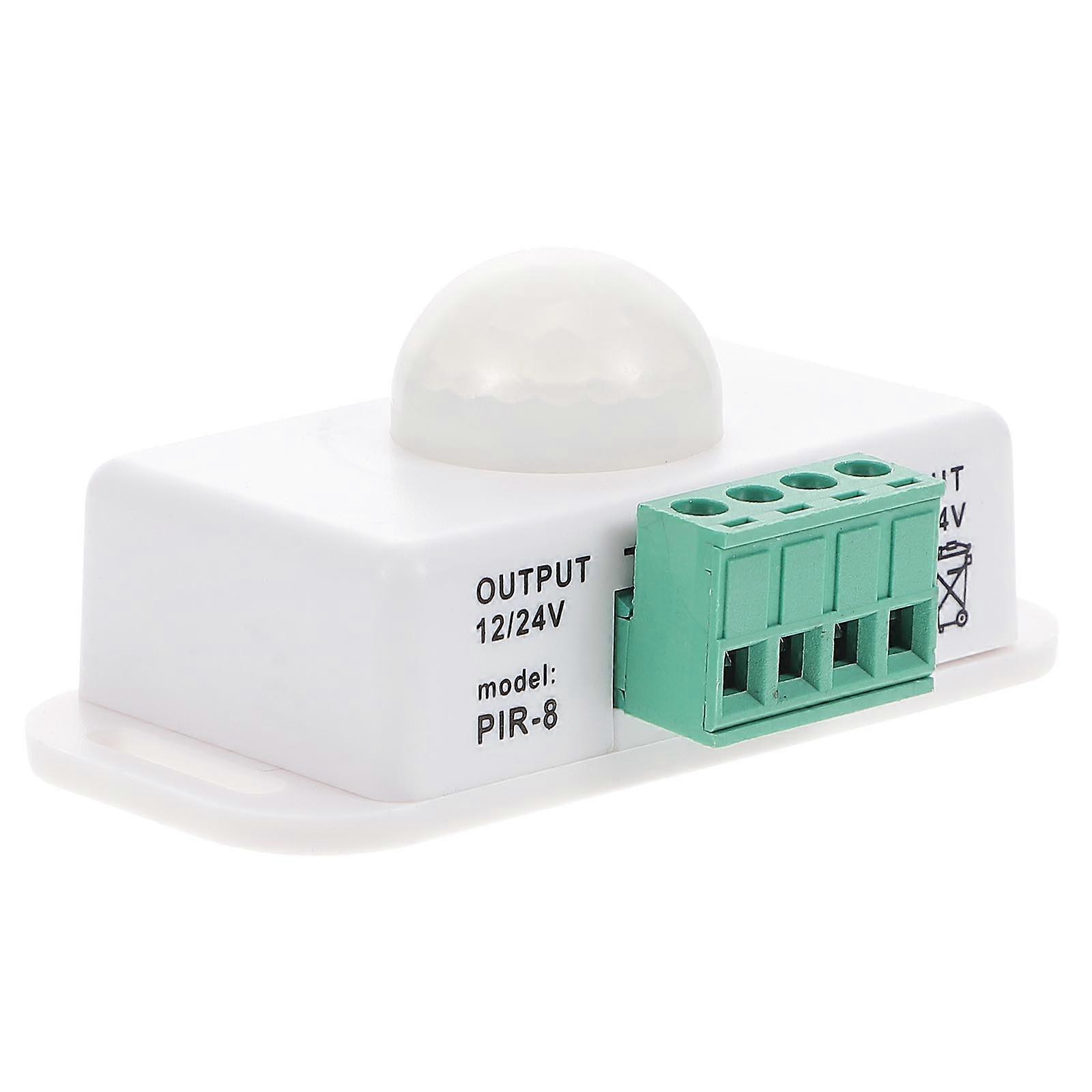 Motion Activated Led Light Strip Led Switch Sensor Controller Office Use Abs Material 3×1.8×1.3in Load Control 1Pack