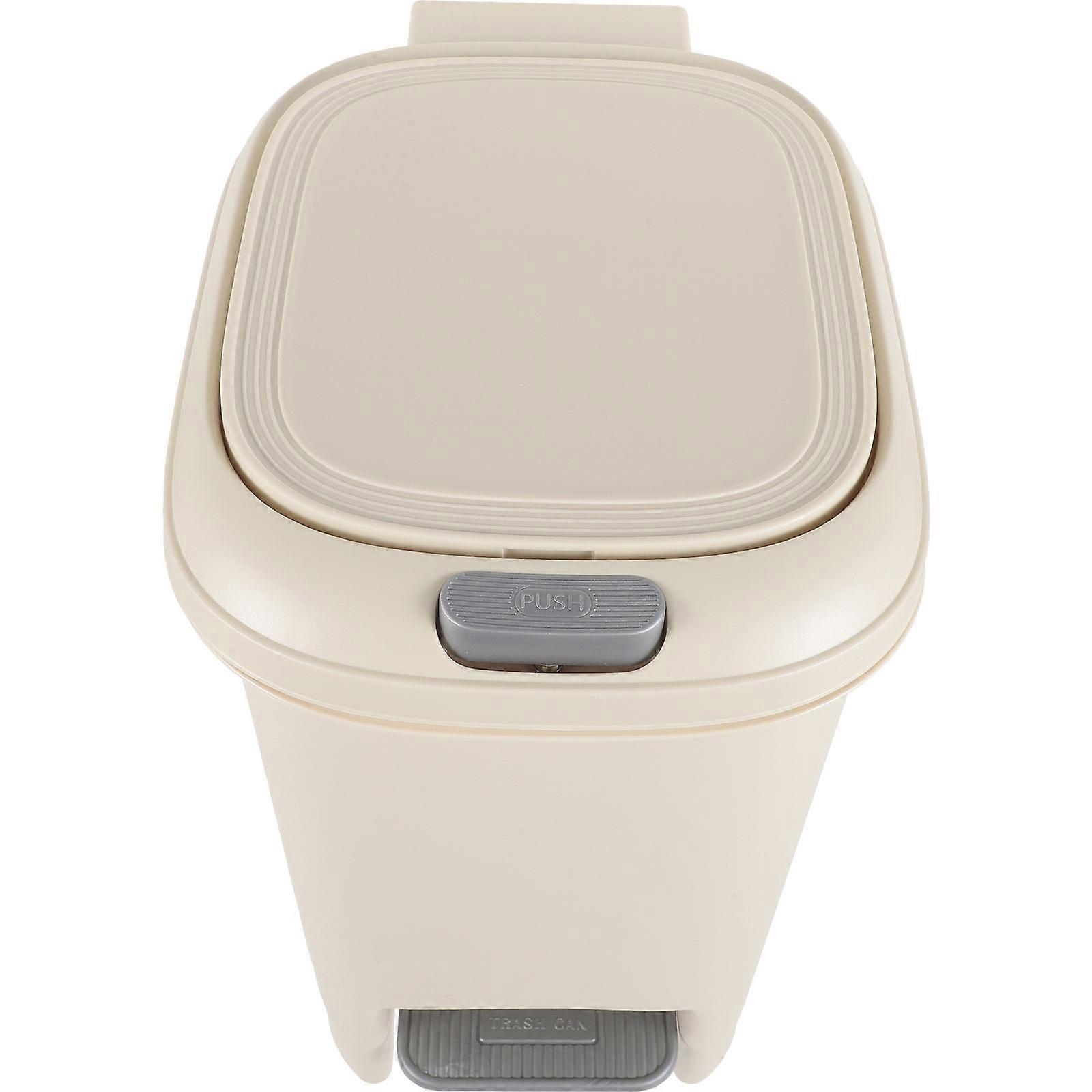 Trash Can Waste Container Household Waste Basket Multi function Step on Trash Can