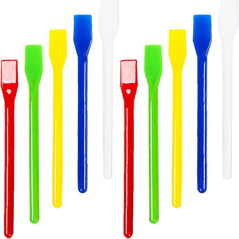 Mixing Stick Painting for Mixing Liquids Assorted Color 12.00X1.20X0.50cm 20Pcs