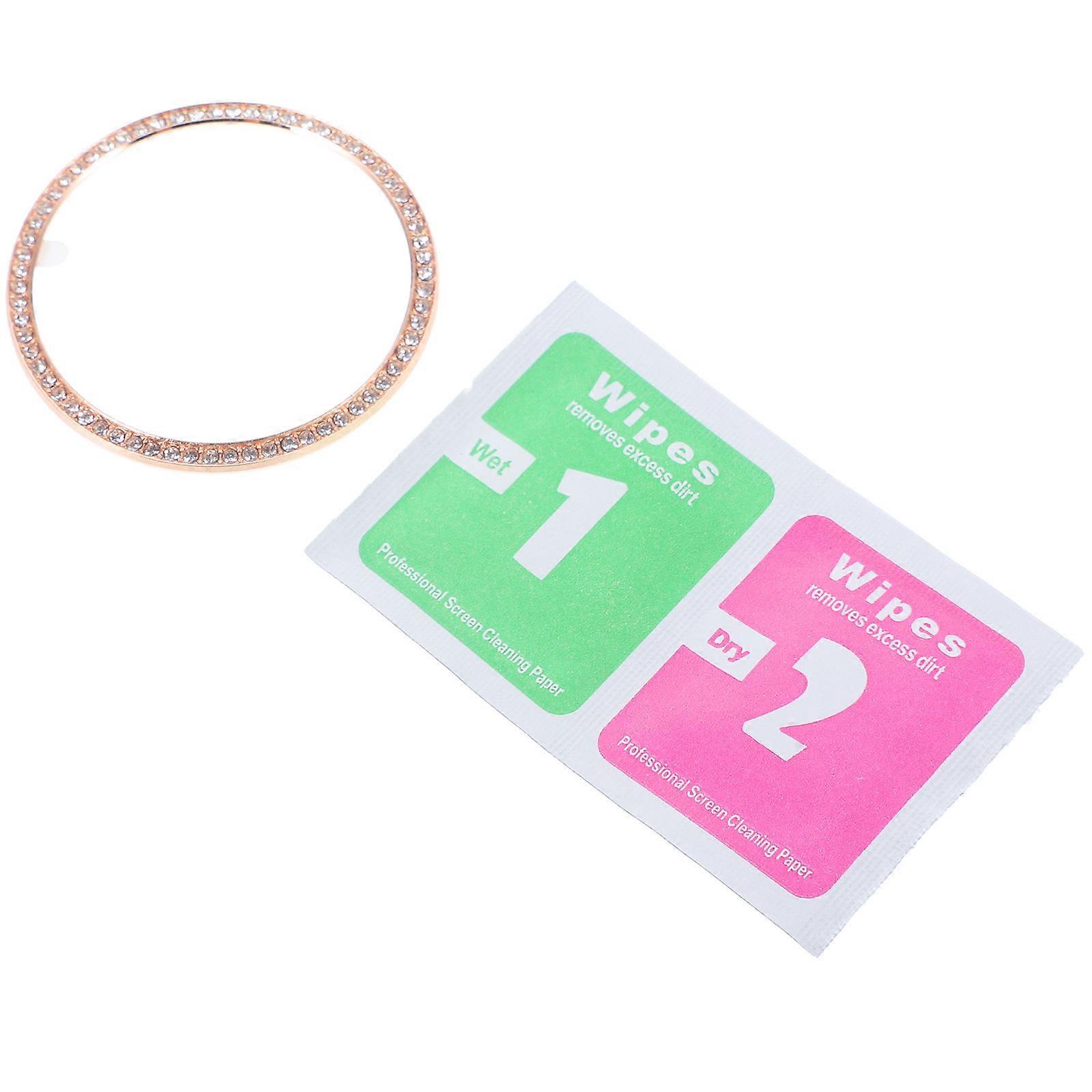 Alloy Bezel Ring for Smart Watch Golden Scratch Protector with and Style 42mm