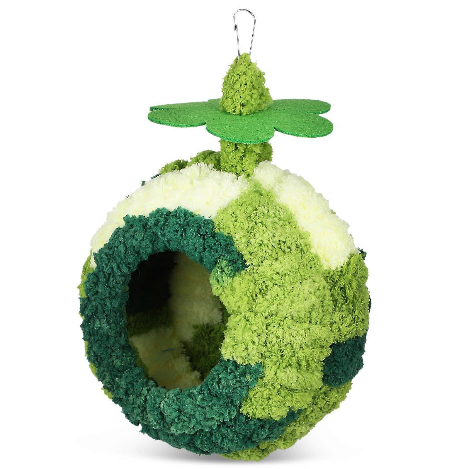 Thermal Insulated Bird Nest House for Parrots Medium Snuggle Hut for Hanging or Fixed Installation, Easy to Clean Cage Accessory for Parakeets and