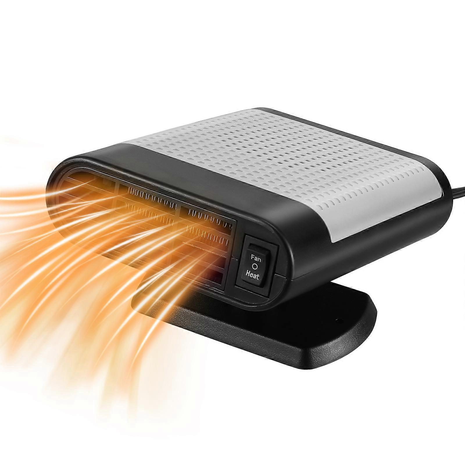 Portable Car Heater and Defroster with Warm Air Blower 1 Set Plug In Car Heater Defroster