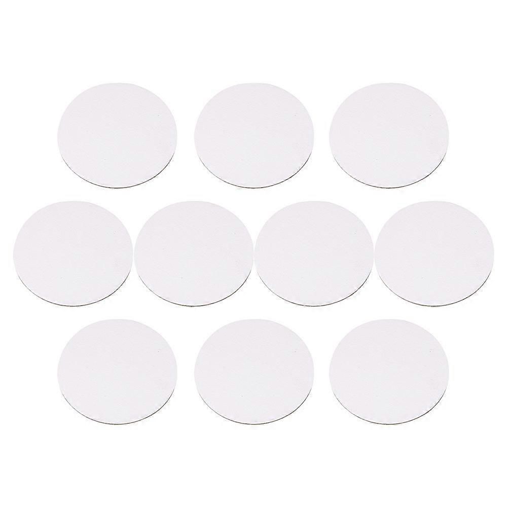 10pcs Round Oil Painting Canvas Panels for Artists & Amateurs – Ideal for Creative Projects & Oil Painting Practice