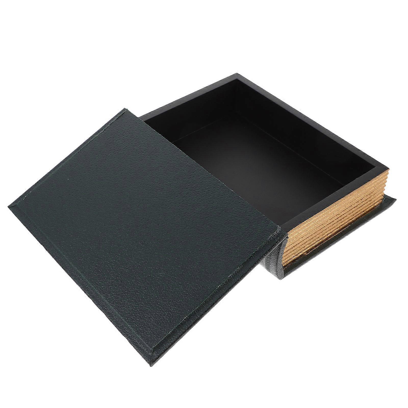 Fake Book Shaped Jewelry Keepsake Organizer For Study Shelf 1Pcs