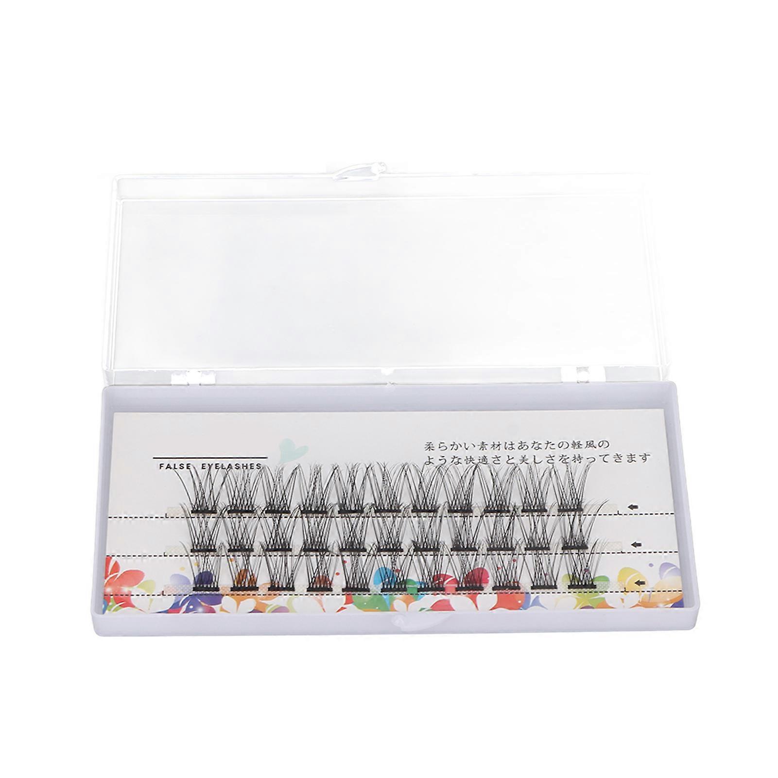 14mm False Individual Eyelashes Curly Fluffy 3D Fake Eyelashes for Eyelashes ExtensionNatural 