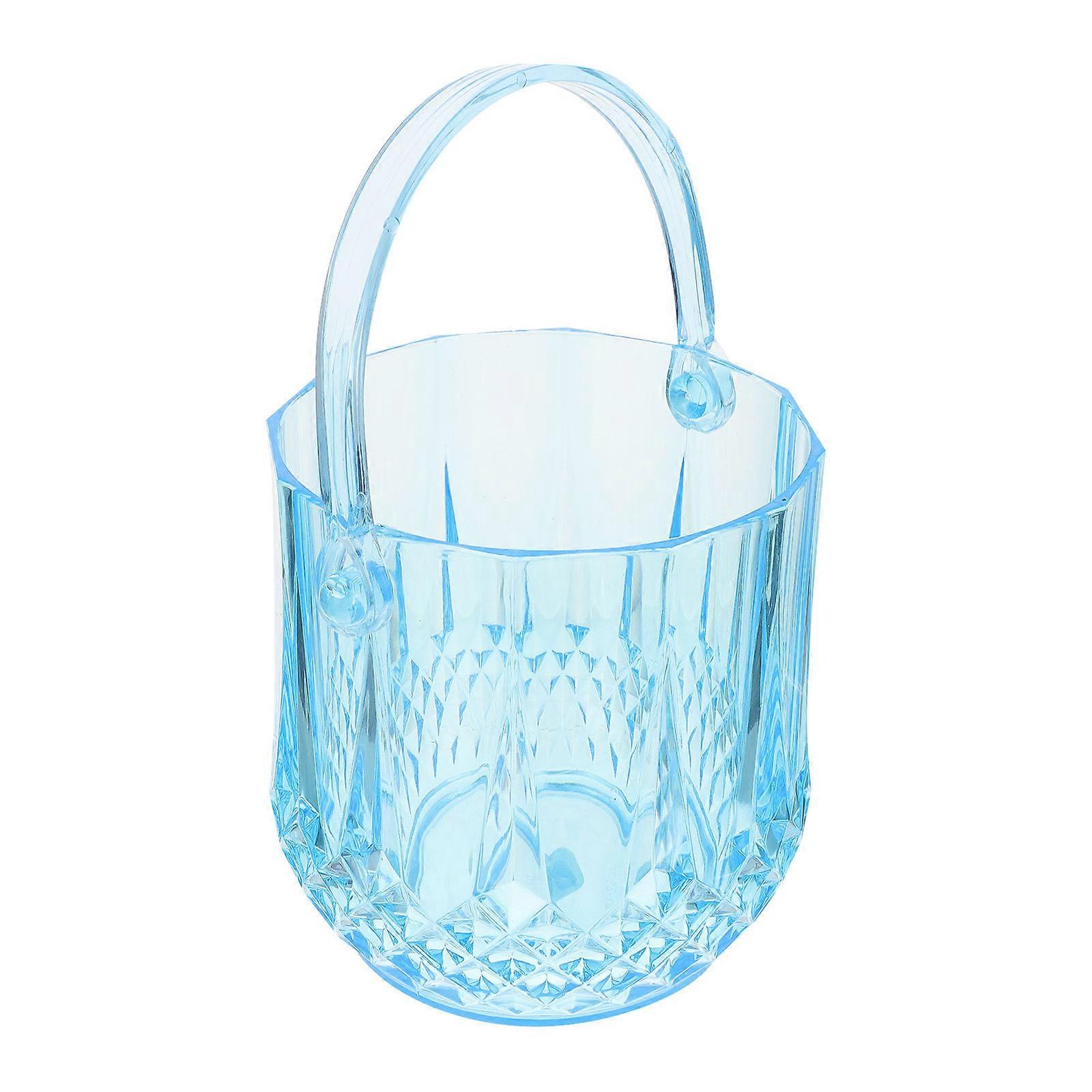 Freezer Ice Holder Container 4.9X4.9X5.1in Designed For Cooling Beverages 1Pack
