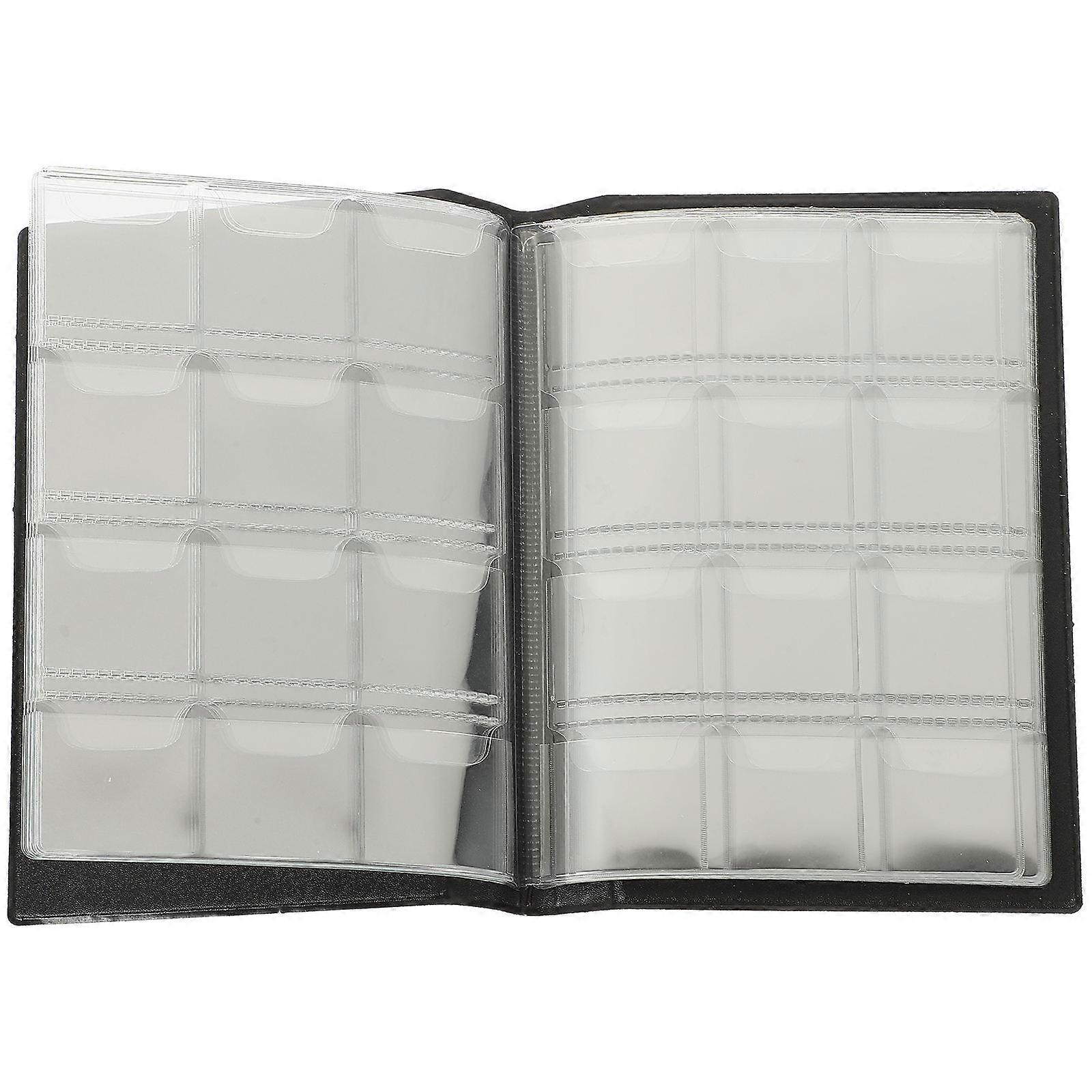 Commemorative Coin Album for Collecting Coins, Tokens & Badges – PU Cover Display Book for Organizing & Storing