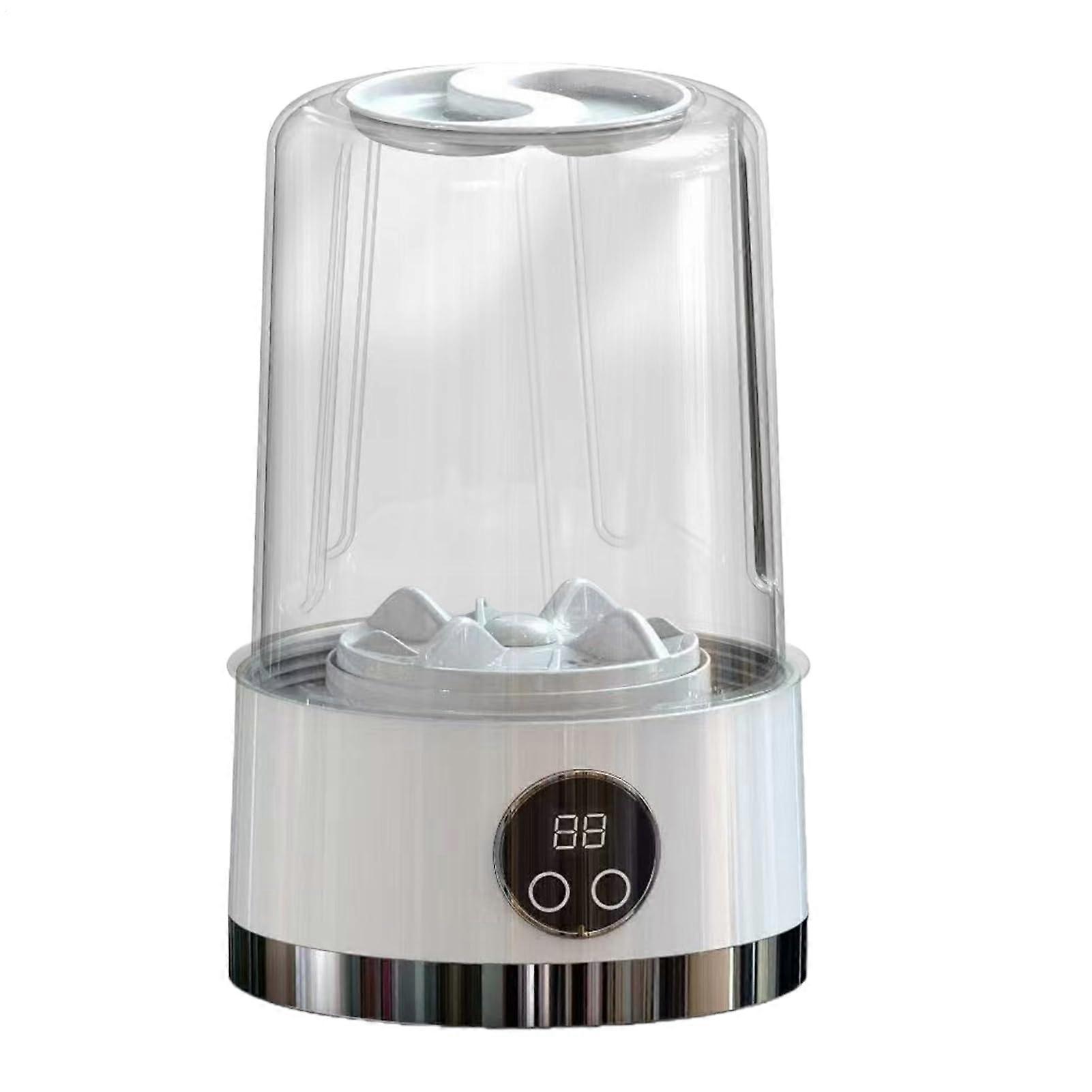 Travel Washing Machine - Compact Portable Washer for Underwear and Socks, Ideal for Camping, Dorms, and Apartments, White