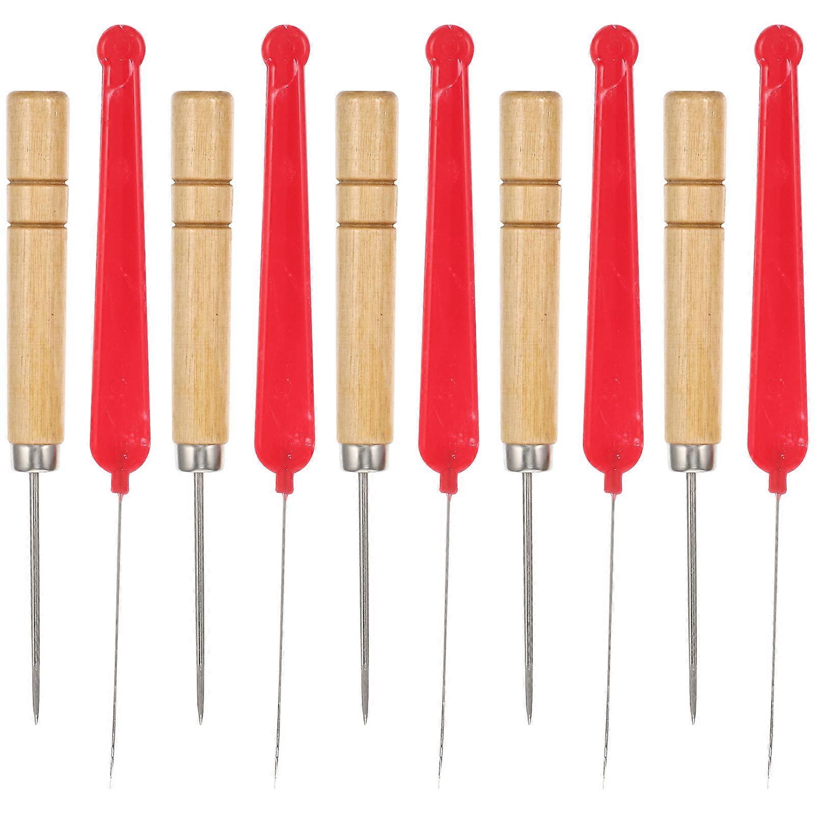Wood and Stainless Steel Beading Needles for DIY Use Assorted Color Durable and Sturdy 1 Set
