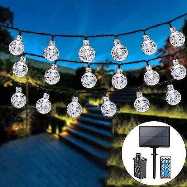 Globe light strings for outdoor use, waterproof, with remote control