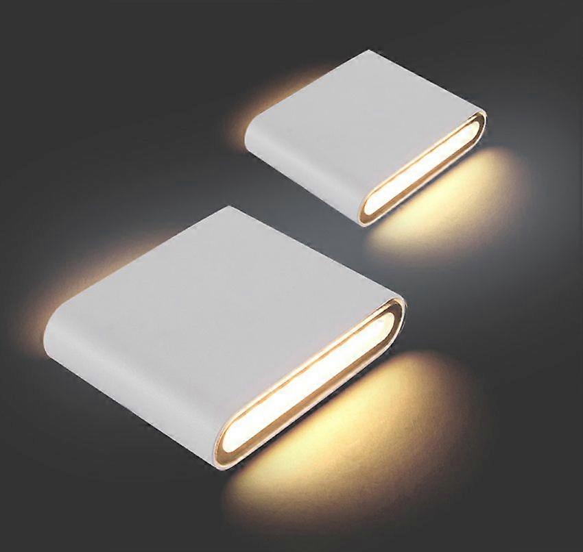 Luz de parede Led Lâmpada de parede externa à prova d'água Ip65 Alumínio 6W / 12W Led Luz de parede Decoração interna Arandela de parede Bl07