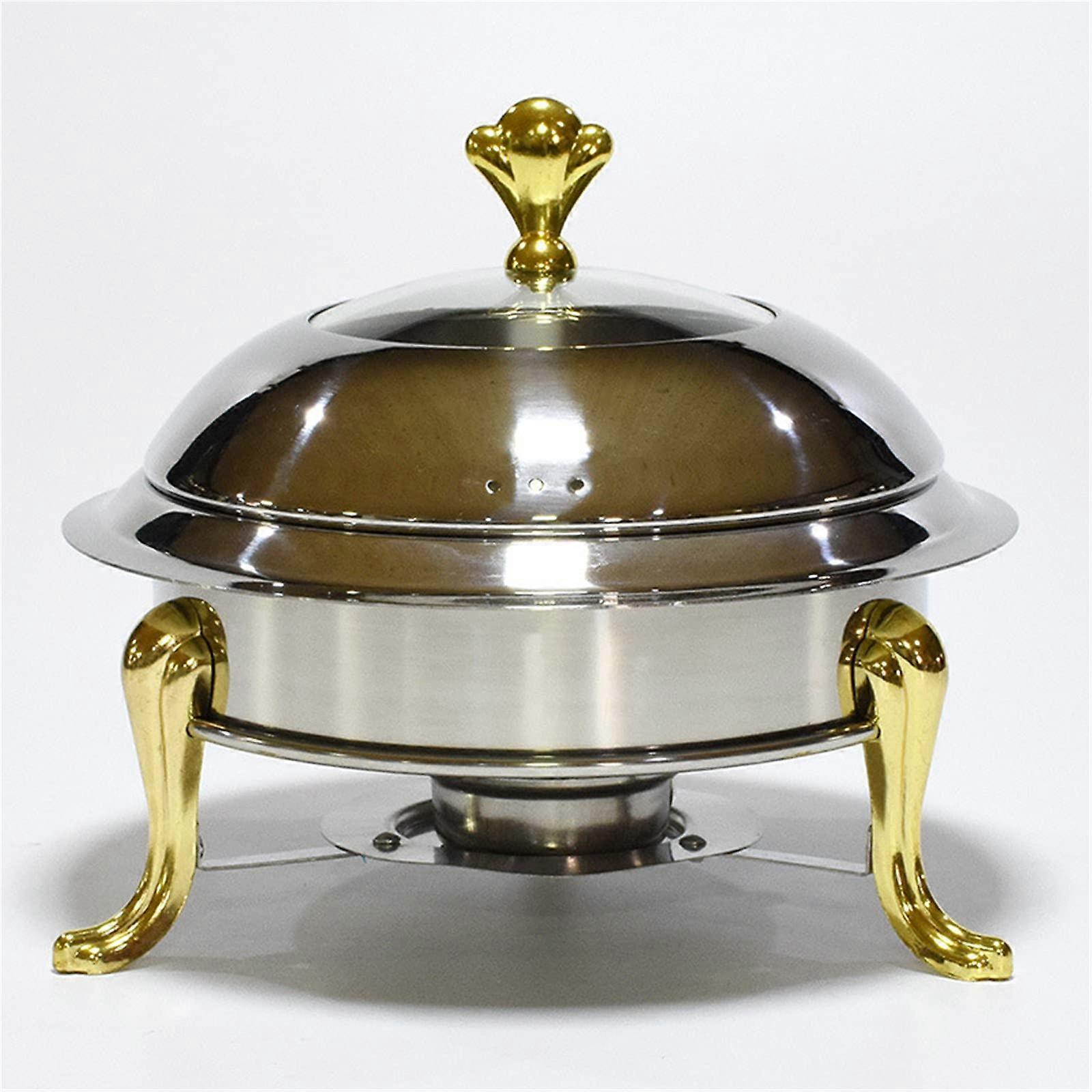 Catering Round Chafing Dish Food Warmer Buffet Tray Stainless Steel 22 cm Ref: 4817