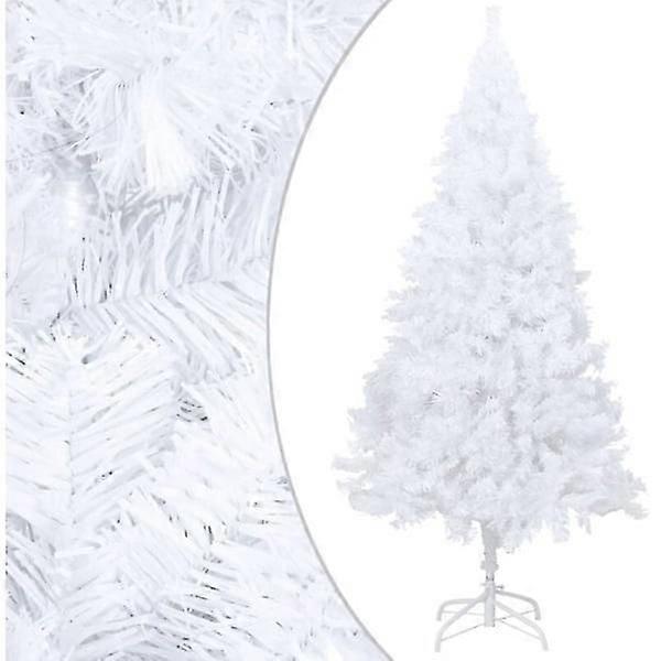 Artificial Christmas Tree With Thick Branches White 120cm Pvc